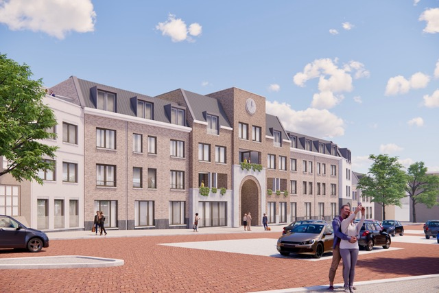 Impressie van nieuwbouw aan de Vismarkt