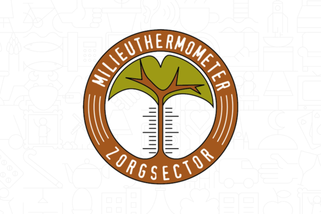Logo brons milieuthermometer zorg