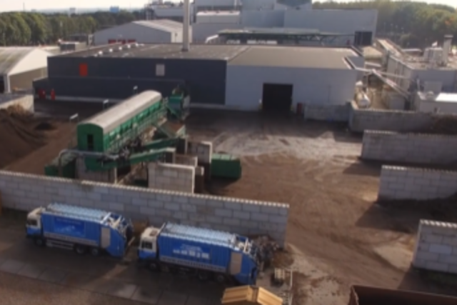 De fabriek waar het incontinentiemateriaal wordt gerecycled