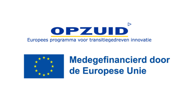 Logo's van OPZuid en EU