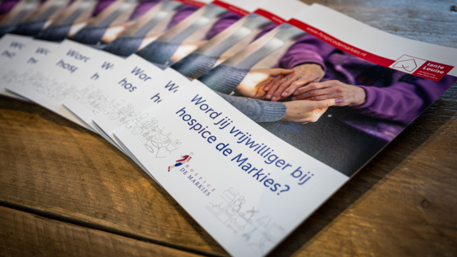 Folders over vrijwilligerswerk