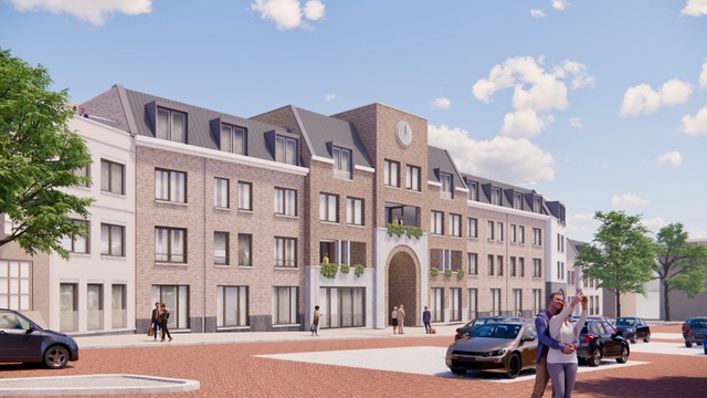 Impressie van nieuwbouw aan de Vismarkt