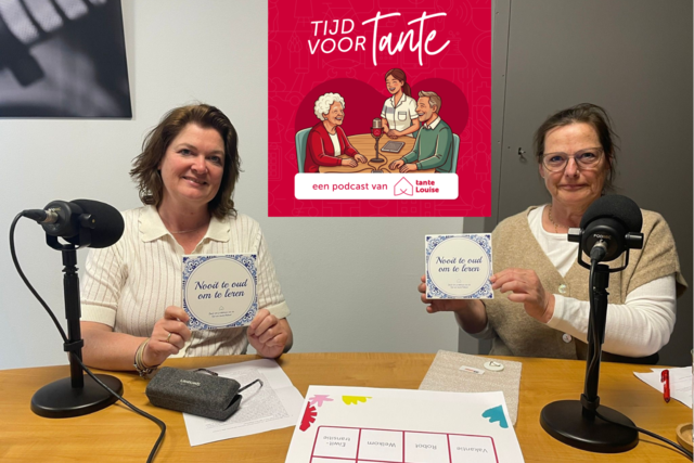 Diana en Ellen in de studio